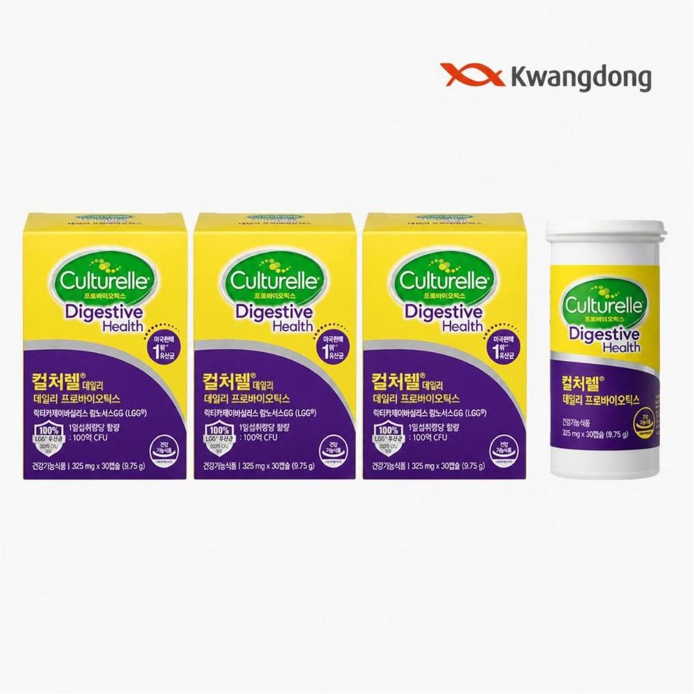 [컬처렐] 데일리 프로바이오틱스 325mg x 30일분 x 3박스